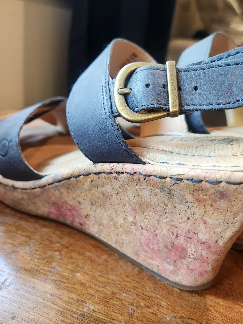Born strappy leather
